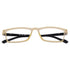 Vogily Eyewear - Zero Power Blue Cut Computer Glasses | Anti Glare, Lightweight & Blocks Harmful Rays | UV Protection Specs | Men & Women | Medium | Rectangular, Yellow & White - TR 1048