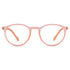 Vogily Eyewear - Zero Power Blue Cut Computer Glasses | Anti Glare, Lightweight & Blocks Harmful Rays | UV Protection Specs | Men & Women | Medium | Round, Persian Orange - TR 0146