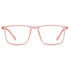 Vogily Eyewear - Zero Power Blue Cut Computer Glasses | Anti Glare, Lightweight & Blocks Harmful Rays | UV Protection Specs | Men & Women | Medium | Rectangular, Persian Orange - TR 1350