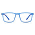 Vogily Eyewear - Zero Power Blue Cut Computer Glasses | Anti Glare, Lightweight & Blocks Harmful Rays | UV Protection Specs | Men & Women | Medium | Rectangular, Blue - TR 1350